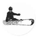 snowBOARD OR DIE stickers
