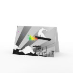 snowboard. powder trail. cards