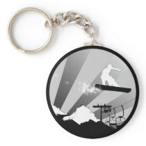 snowboard. powder trail. keychains