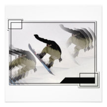 Snowboard Rails Invitaiton Invite