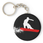 snowboard. red. keychains
