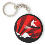snowboard. red. keychains