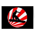 snowboard : red rays cards