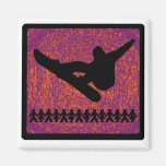Snowboard Right ALINE Fridge Magnets