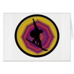 Snowboard Souls Tranquil Greeting Card