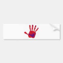 Snowboard The Trace Bumper Sticker