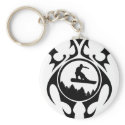 snowboard. tribal. keychains