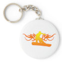 snowboard. tribal. keychains