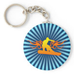 snowboard. tribal. keychains