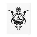 snowboard. tribalz. postcards