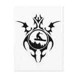 snowboard. tribalz. postcards