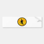 Snowboard Utah Lines Bumper Stickers