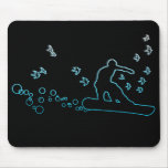 snowBOARD with birds mousepads