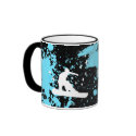 snowBOARD with birds mugs