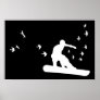 snowBOARD WITH BIRDS Posters