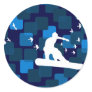 snowboard with birds. sticker