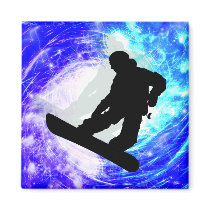 Snowboarder in Whiteout