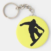 Snowboarder Key Chain