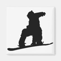 Snowboarder Magnet