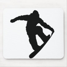 Snowboarder Mouse Pads