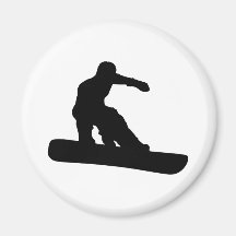 Snowboarder Refrigerator Magnet