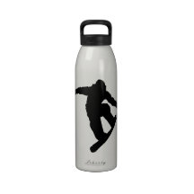 Snowboarder Reusable Water Bottle