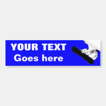 Snowboarding 3 bumper sticker