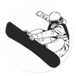 Snowboarding 3 stickers