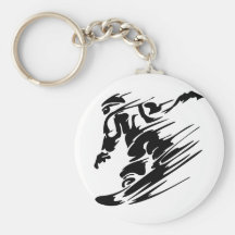 Snowboarding Extreme Sports Key Chain