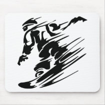Snowboarding Extreme Sports Mouse Pad