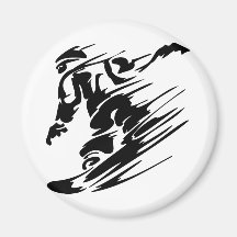 Snowboarding Extreme Sports Refrigerator Magnets