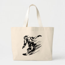 Snowboarding Extreme Sports Tote Bags