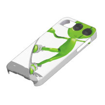 Snowboarding Green Alien iPhone 5 Case