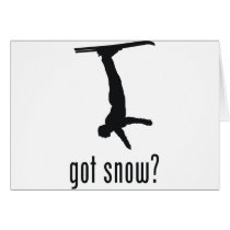 Snowboarding cards