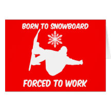 Snowboarding Greeting Cards