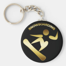 SNOWBOARDING KEYCHAIN