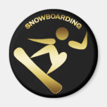 SNOWBOARDING MAGNET