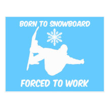 Snowboarding Postcards