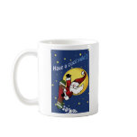 Snowboarding Santa Mug