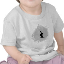 Snowboarding Scribble Style Shirts