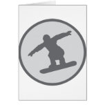 snowboarding snowboarder jump greeting cards