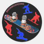 SNOWBOARDING STICKERS