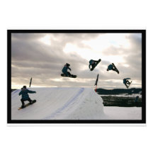 Snowboarding Tricks Invitation