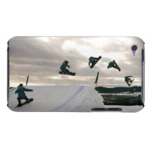 Snowboarding Tricks iTouch Case Barely There Ipod Covers