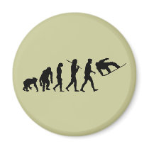 Snowboarding Winter Sport boarders gear Refrigerator Magnets