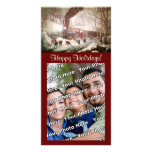 Snowbound Train Photocard Customized Photo Card