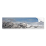 Snowcap Mountains Bumper Sticker bumper stickers