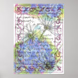 Snowdance Daisy Hydrangea Print