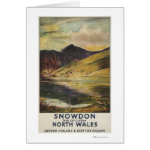 Snowdon Mountain View Railway Poster Cards