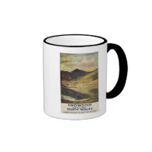 Snowdon Mountain View Railway Poster Mug